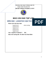 Form viết báo cáo Bài tập lớn môn Logistics VTHH