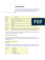 MySQL SELECT Statement Guide