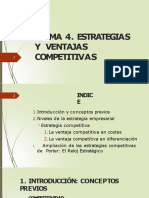 Tema 4. Estrategias y Ventajas Competitivas