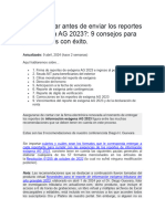 Qué Revisar Antes de Enviar Los Reportes de Exógena AG 2023