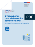 Orientaciones para El Desarrollo Socioemocional 3 Basico Diagnostico 2024