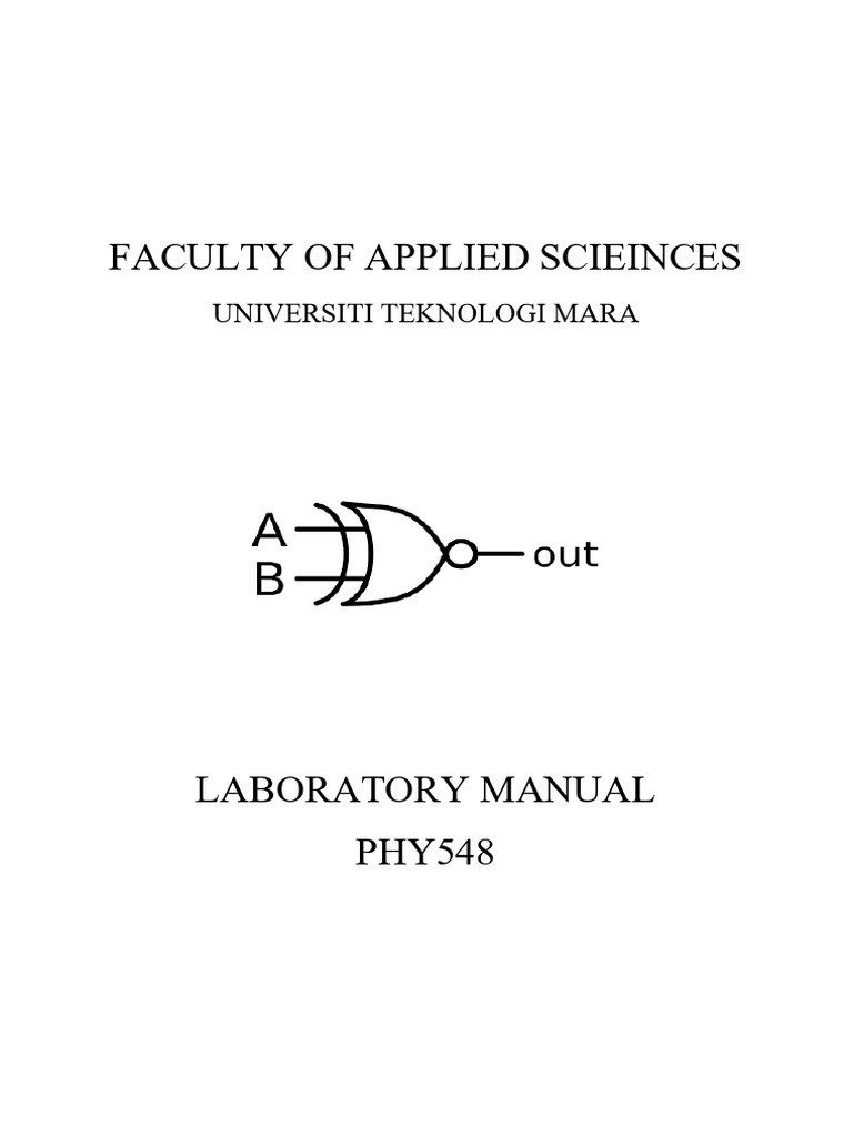 PHY548-Lab Manual | PDF | Bipolar Junction Transistor | Transistor