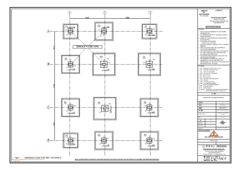 2.MARKING LAYOUT FOR SBC 150 - SI - East - ZII - Appd | PDF | Civil ...
