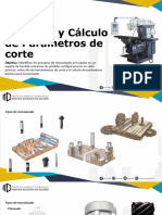 Procesos y Cálculo de Parámetros de Corte - Fresadora