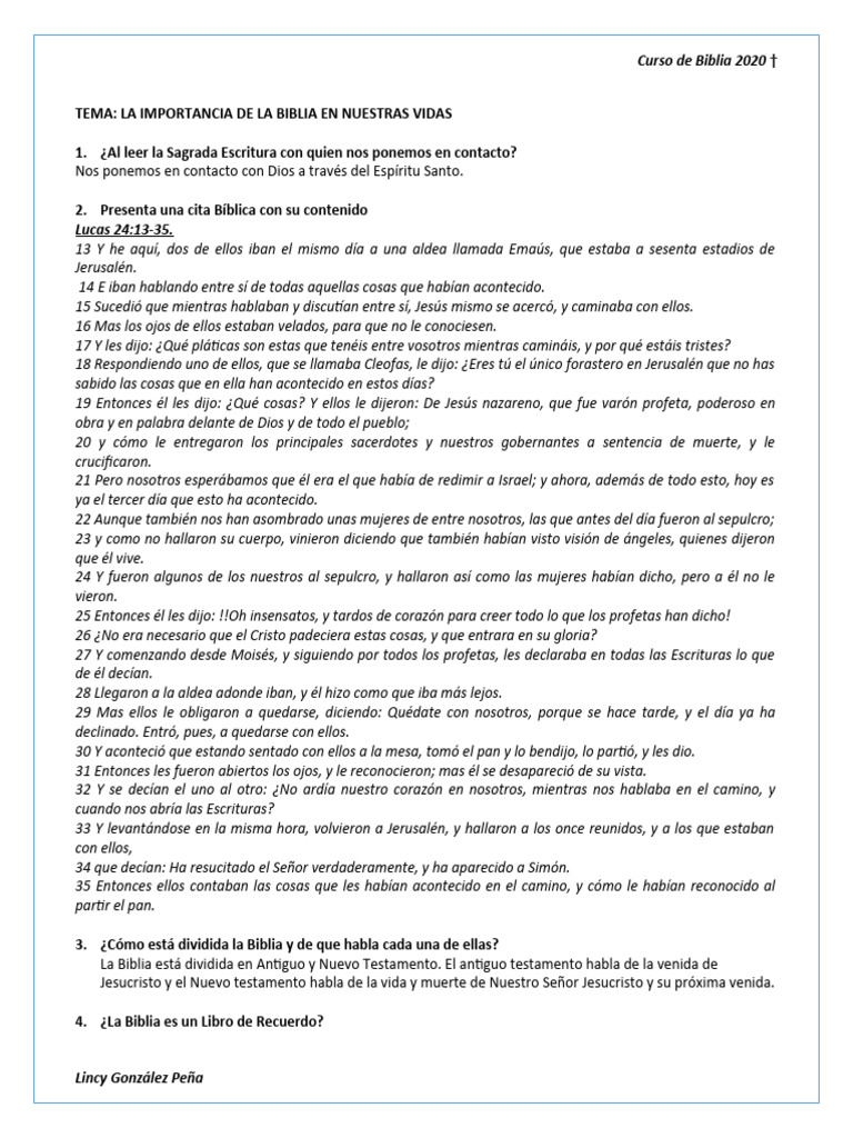 CURSO DE BIBLIA Católico | PDF | Biblia | Religiones abrahámicas