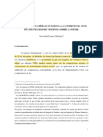 Articulo Competencia Civil Violencia de Genero