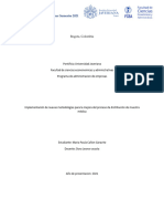 Mejora Del Proceso de Distribución de Muestra Medica