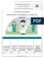 Plan Por El Dia de La Seguridad y Salud en El Trabajo - 2024