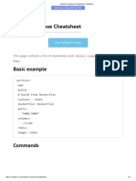 Docker Compose Cheatsheet - Collabnix