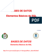 Bases de Datos Elementos Básicos de SQL: © Luis Mengual