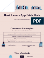 Book Lovers App Pitch Deck by Slidesgo