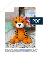 Tiger Toffee Amigurumi Crochet Pattern