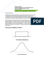 Chapters 5 and 6. Continuous Random Variables and The Normal Distribution Lecture Calculator Key