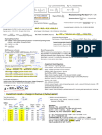 Formula Sheet