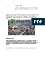Deforestación en El Perú