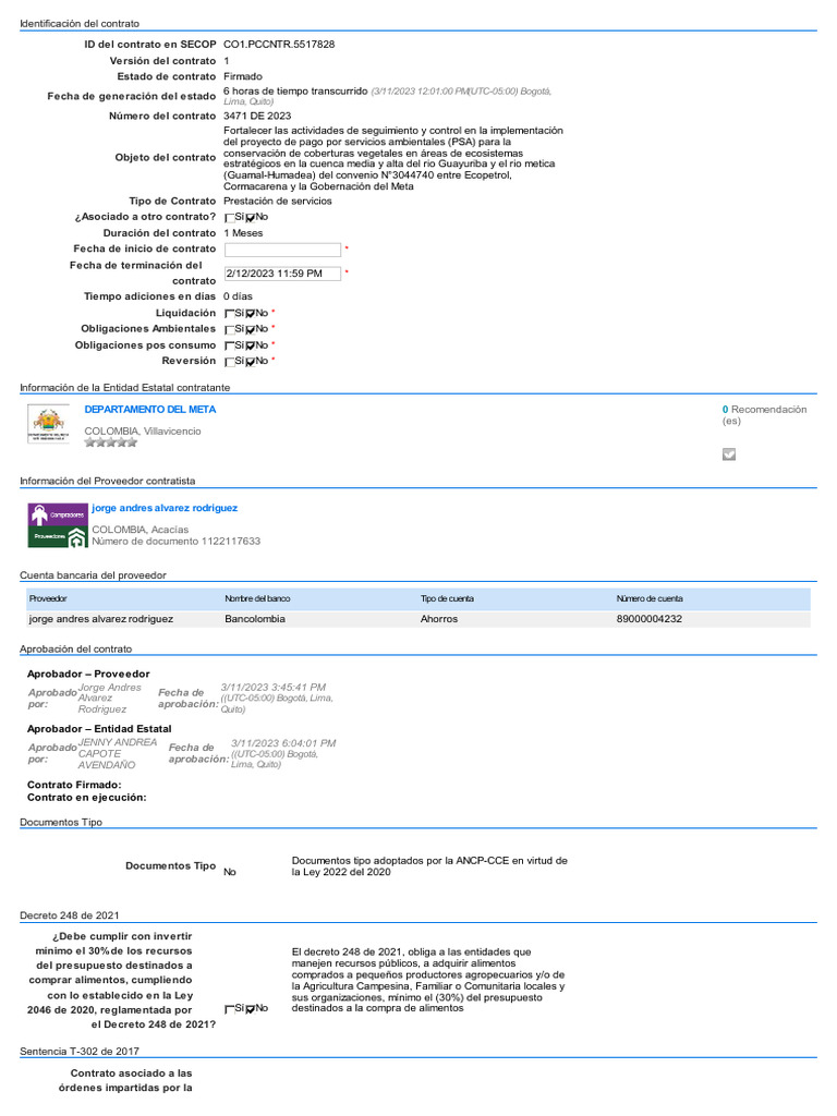 CO1 PCCNTR 5517828 Firmado | PDF | Colombia | Bogotá
