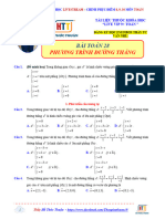 Bài Toán 28. Phương Trình Đường Thẳng