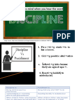 Midterm -Lesson 3 -The Role of Discipline in a leaner-centered classroom