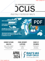 Rau's IAS Focus Monthly Magazine April 2024