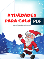 Atividades para Colorir de Natal - Turminha ABC