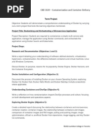 CBD 3324 Term Project Instructions and Rubric