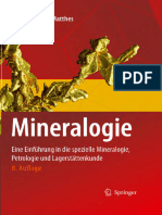 Mineralogie Eine Einführung in Die Spezielle Mineralogie, Petrologie Und Lagerstättenkunde, 8. Auflage (Martin Okrusch, Siegfried Matthes) (2009)