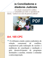 Dos Conciliadores e Mediadores Judiciais CAPACITA