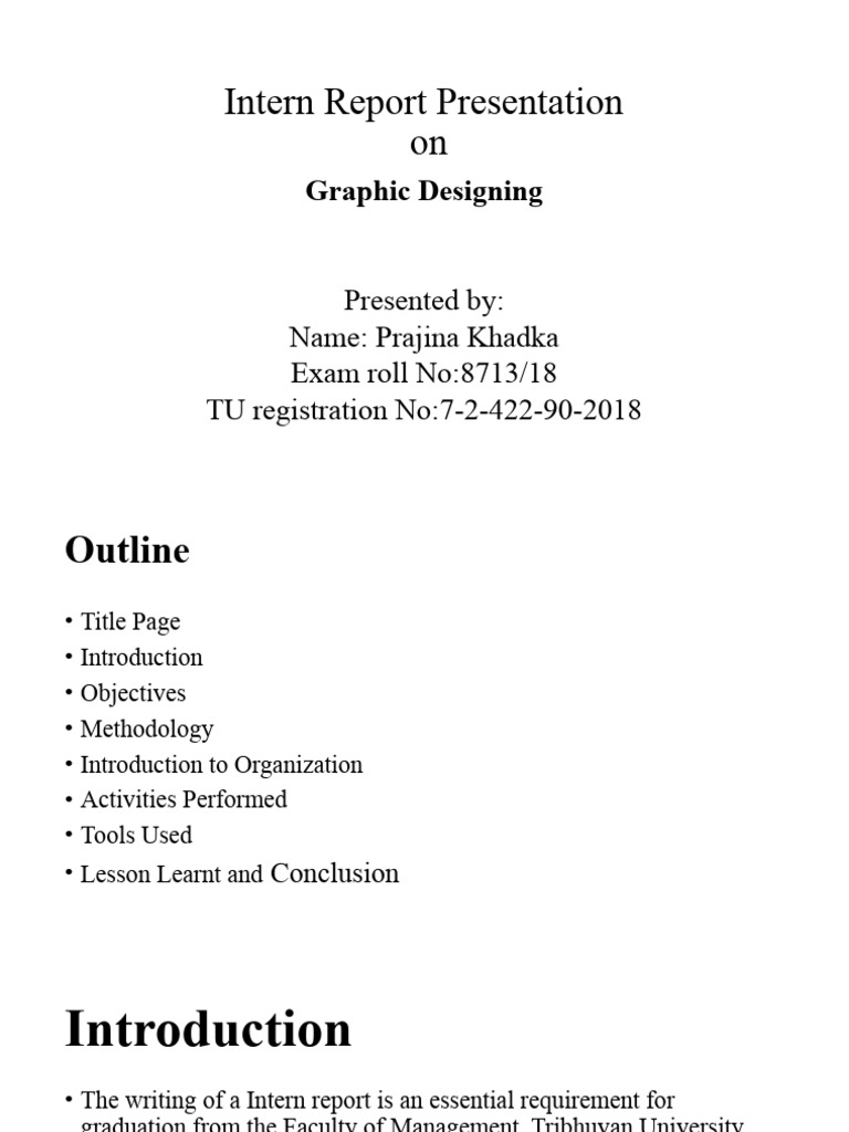 Graphic Design Internship Report | PDF | Design | Human Communication