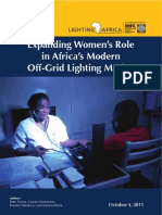  Expanding Women's Role in Africa's Modern off-Grid Lighting Market