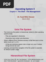 Chap4 - The Shell - File Management