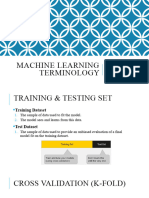 Machine Learning Terminology