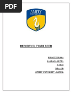 Download Report on Tiger Beer by shinu5484 SN72696873 doc pdf