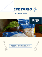 Recetario Mannapack - Buckner Peru 2022