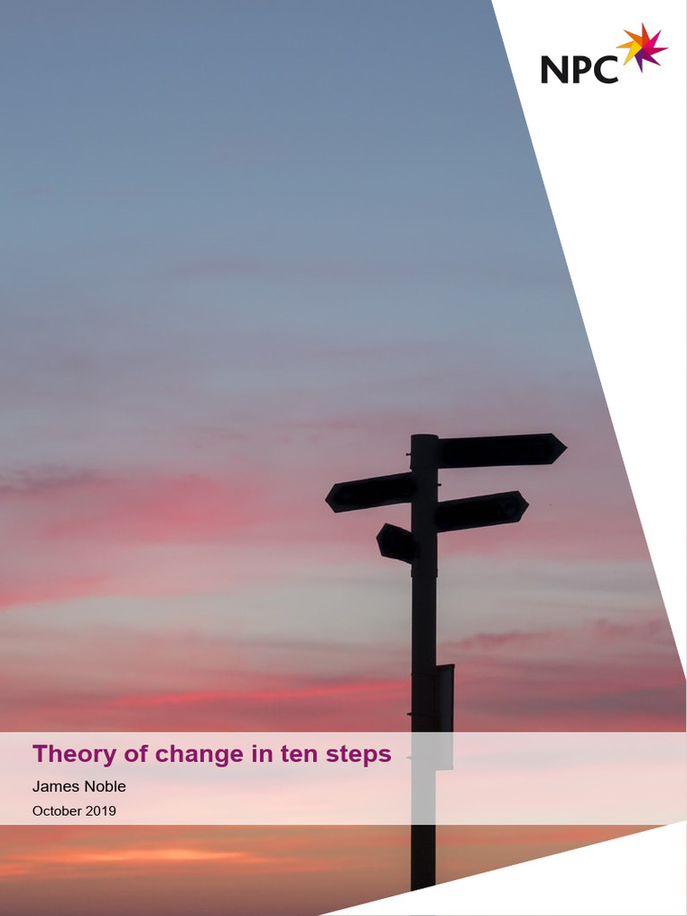 Ten Steps to Create a Theory of Change | PDF | Theory | Thought