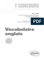 Vocabulaire Anglais