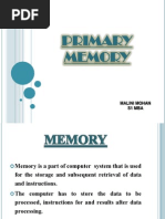 Primary Memory