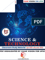 Science and Technology by Clear Vision For UPSC