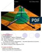 Cours Chimiomtrie COMPLET SA