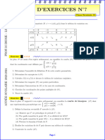 TD TS1 DIOME Courbes paramétrées