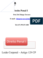 Aula 03 - Artigo 129 - Lesão Corporal - Prof Thiago Tavares