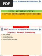 21CS56 - Operating Systems Chapter 5 - (Module2) Process Scheduling