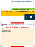 21CS56 - Operating Systems Chapter 5 - (Module2) Process Scheduling