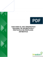 Mej-01-G-08 Guia para El Uso Terapeutico Racional de Antibioticos y Protocolo de Profilaxis Antibiotica