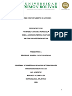 Informe Comportamiento de Acciones PDF
