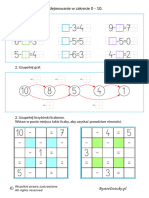 Matematyka Odejmowanie 10 El 03 Kolor