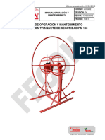 A3-G02 Manual Operacion y Mantenimiento Molinete Con Trinquete de Seguridad FM 100