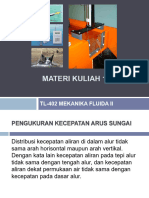 MATERI KULIAH 13 Pengukuran Kecepatan Arus Di Sungai