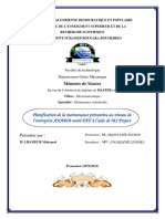 Planification de La Maintenance Préventive Au Niveau de L'entreprise ANABIB Unité PAF À L'aide de MS Project