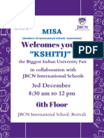 MISA Kshitij, Borivali, 3rd December