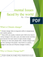 Environmental Issues Faced by The World-9T Presentation